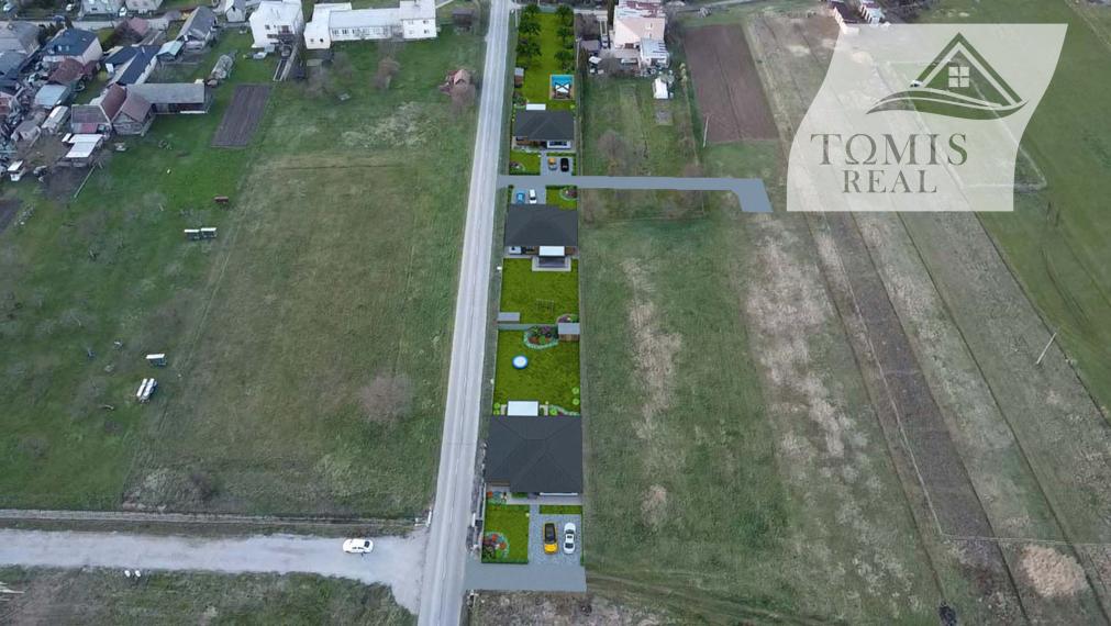 EXKLUZÍVNE na predaj stavebné pozemky, obec Bačkovík, 870m2