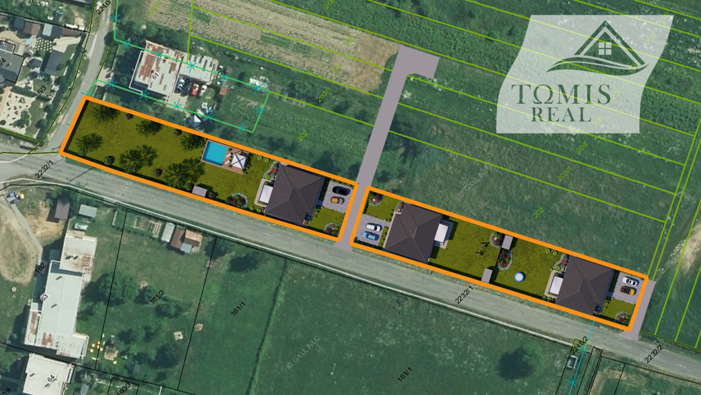 EXKLUZÍVNE na predaj stavebné pozemky, obec Bačkovík, 870m2