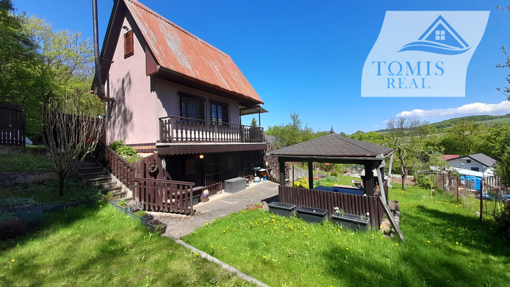 Na predaj 3 podlažná murovaná chata, Košické Olšany.