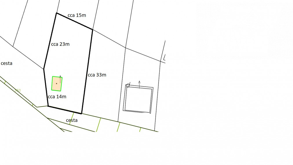 Na predaj 3 podlažná murovaná chata, Košické Olšany.