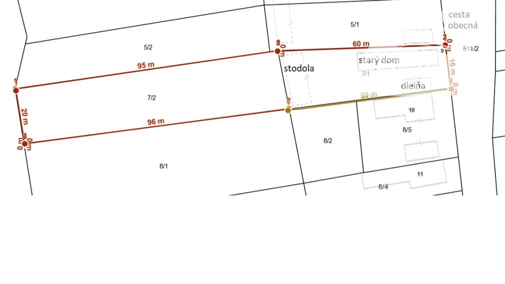 Stavebný pozemok v obci Čižatice