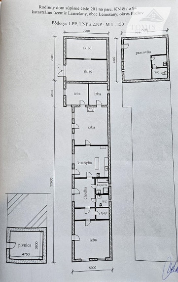Na predaj rodinný dom 216m2 iba 15 min. od Košíc