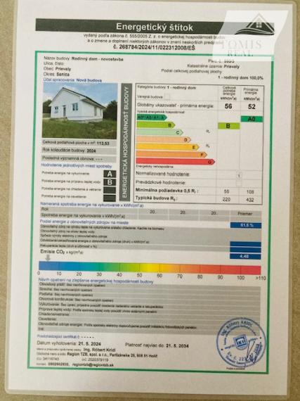 Bezbariérový dom na Záhorí blízko Bratislavy