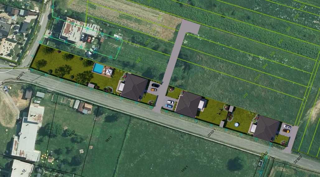 EXKLUZÍVNE na predaj stavebné pozemky, obec Bačkovík, 870m2